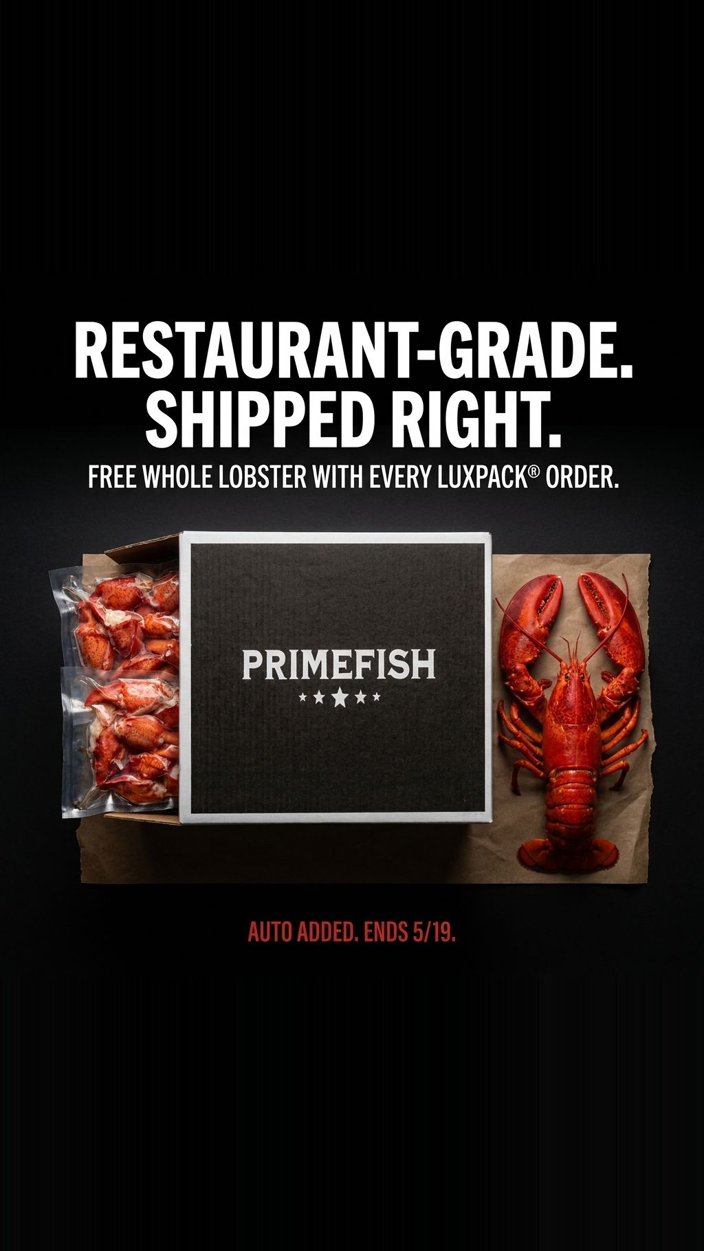 PrimeFish Seafood Co. Facebook ad