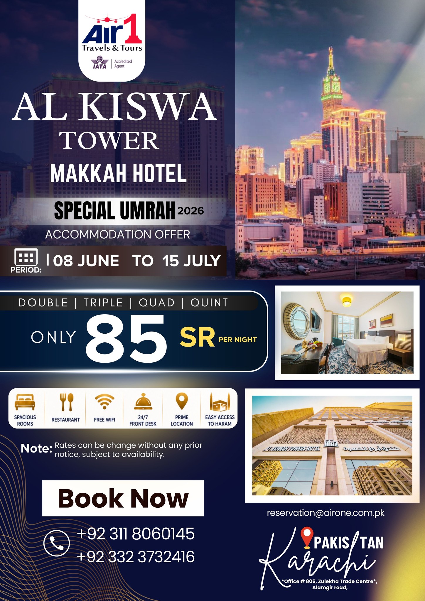 Air One Travels and Tours Facebook ad: THE WAIT IS OVER!
