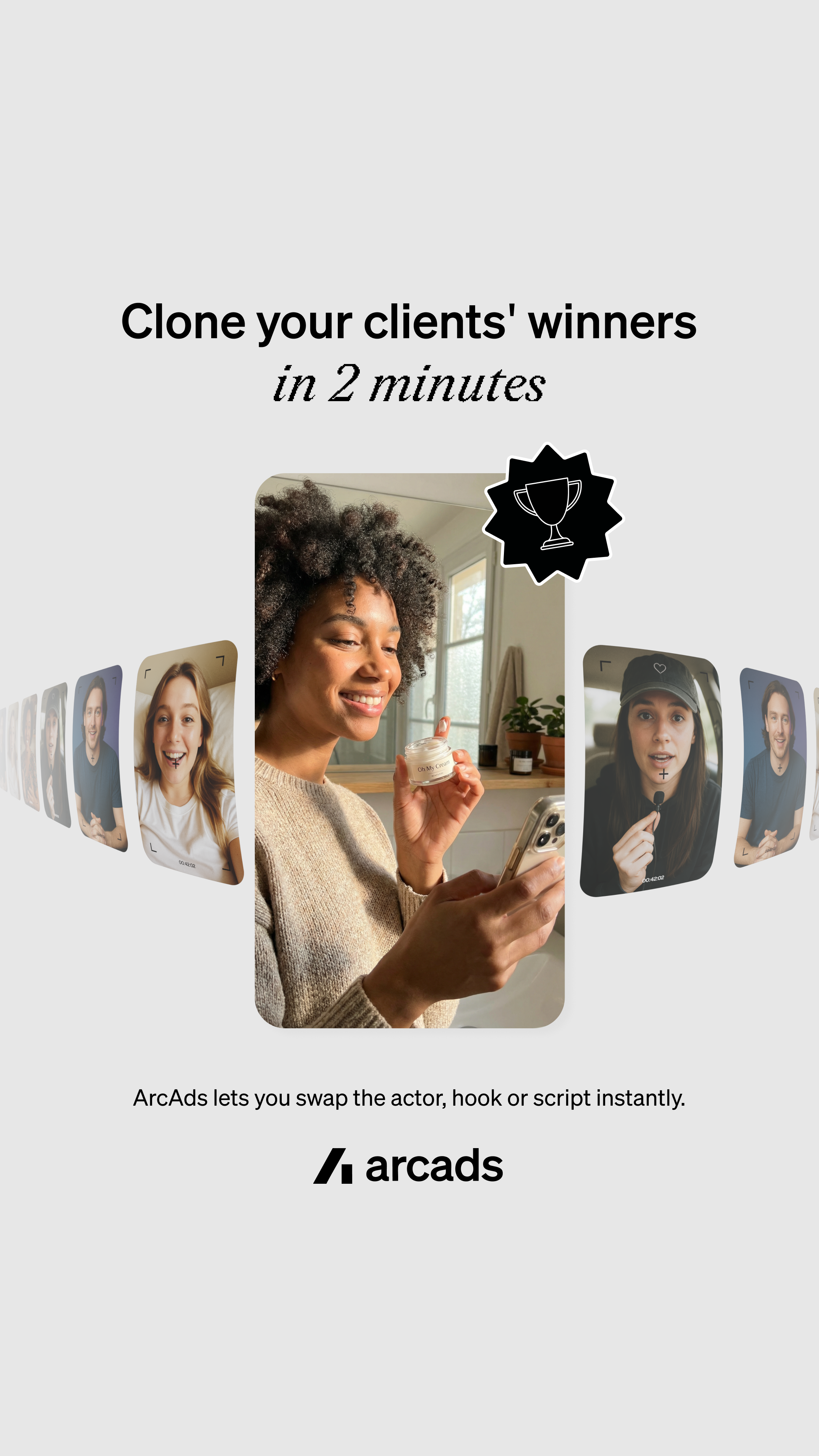 Arcads AI Facebook ad