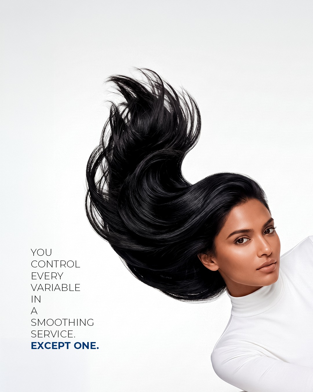 Brazilian Hairtech Facebook ad: In a smoothing service, precision is everything you…