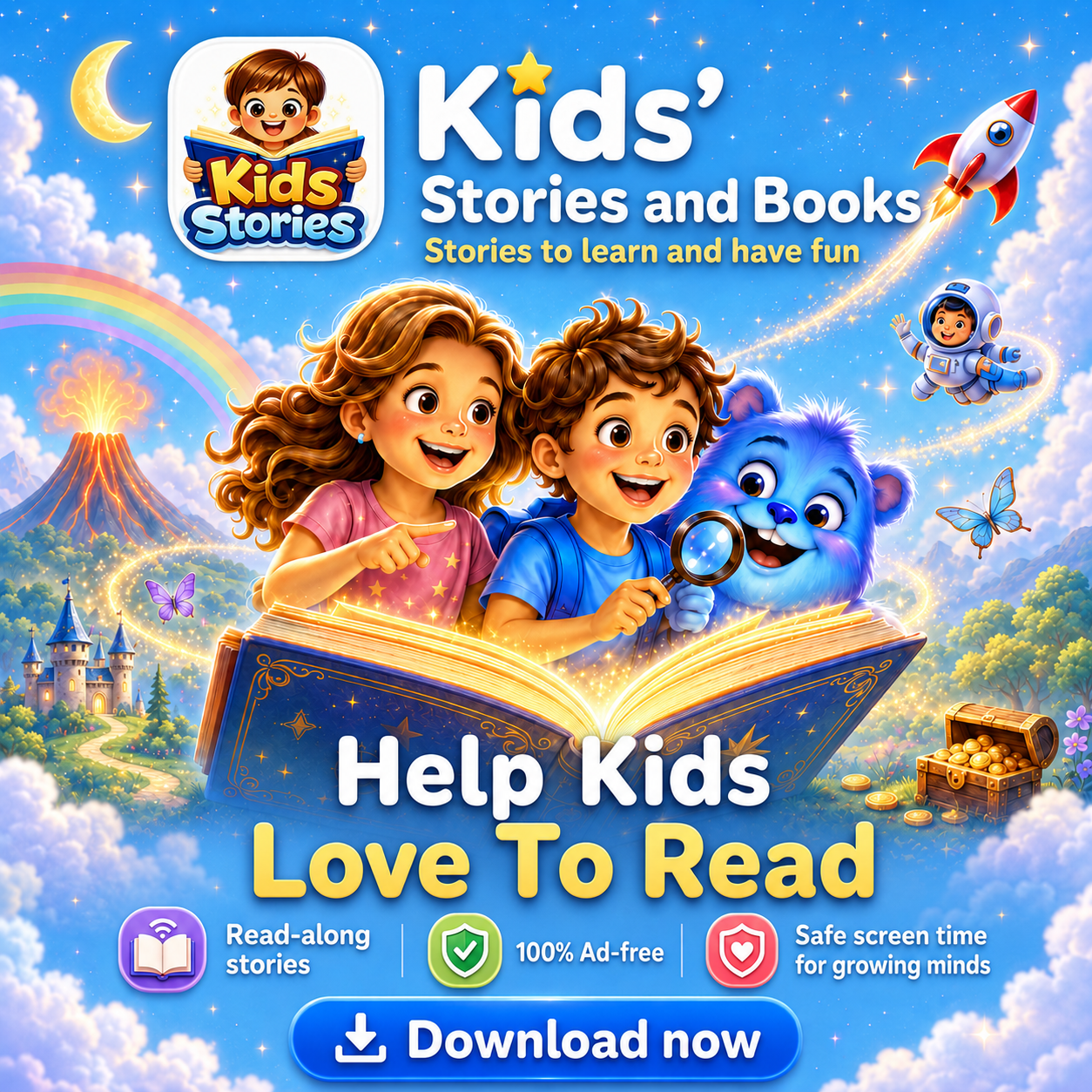 Bedtime Stories & Fables Facebook ad