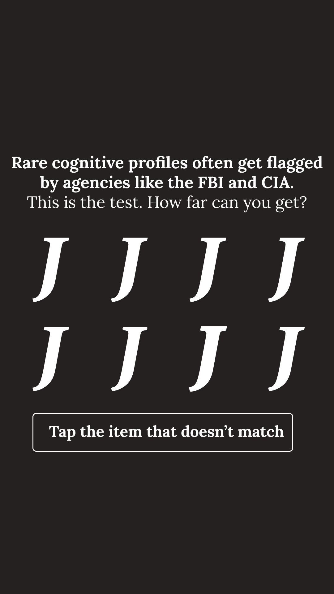 Brain Health Check Facebook ad