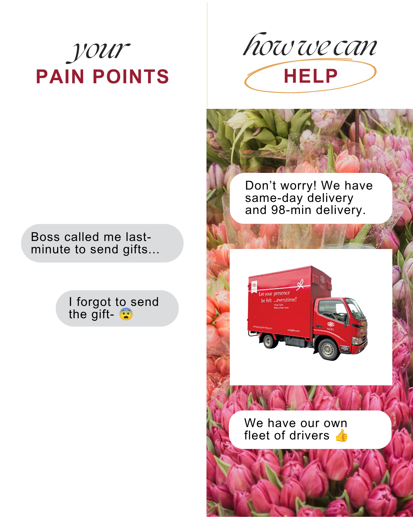 Noel Gifts Facebook ad
