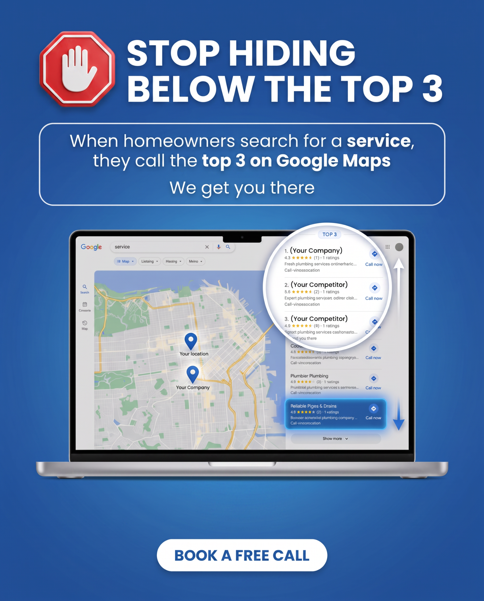 The Contractors Edge Facebook ad: Get More Plumbing Calls From Google Maps
