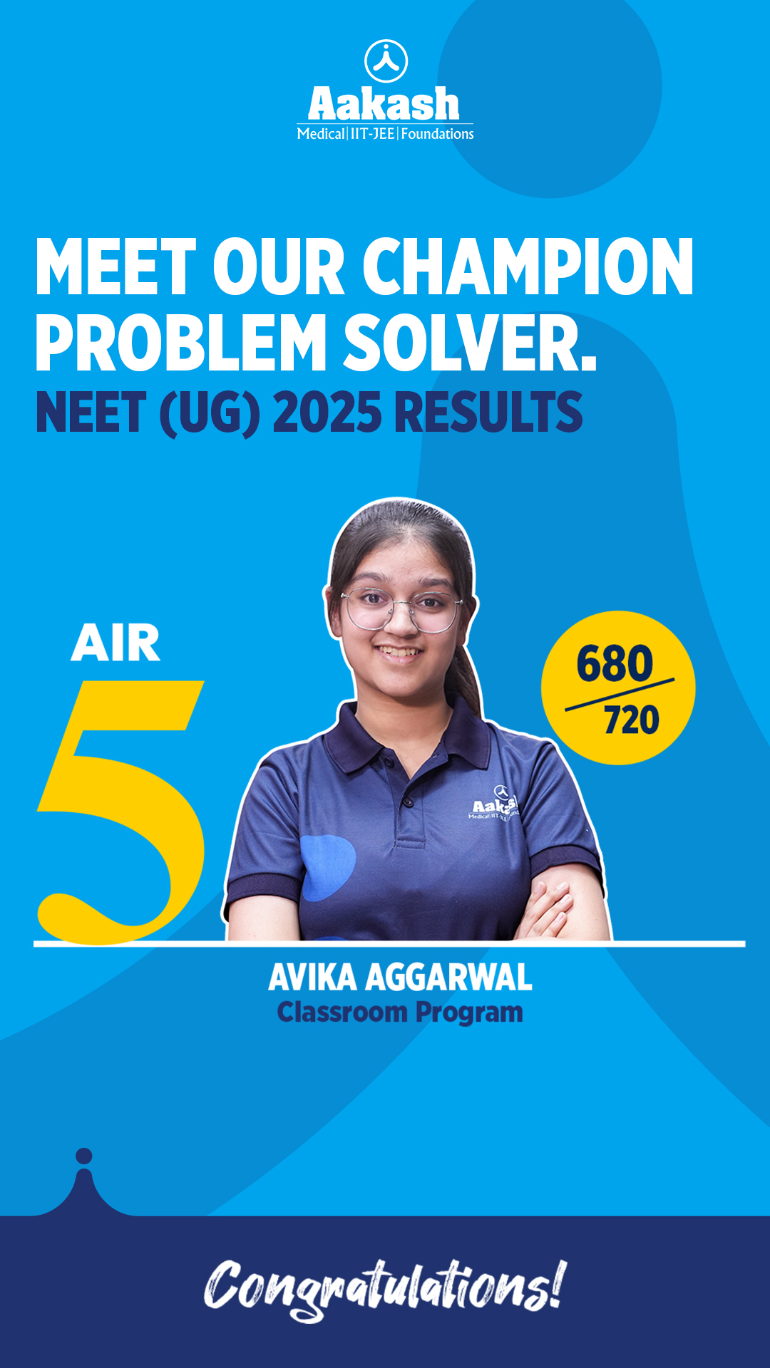 Aakash Educational Services Limited Facebook ad