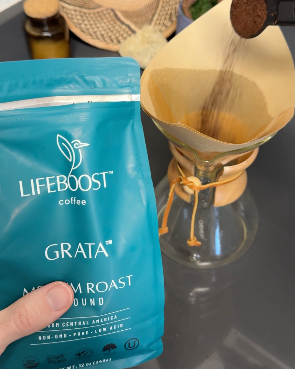 Lifeboost Coffee Facebook ad