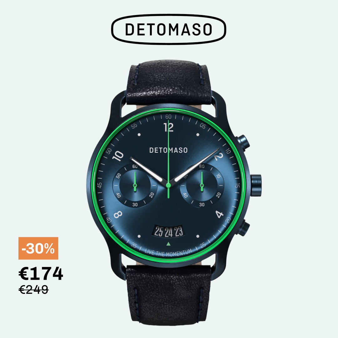 DETOMASO WATCHES Facebook ad