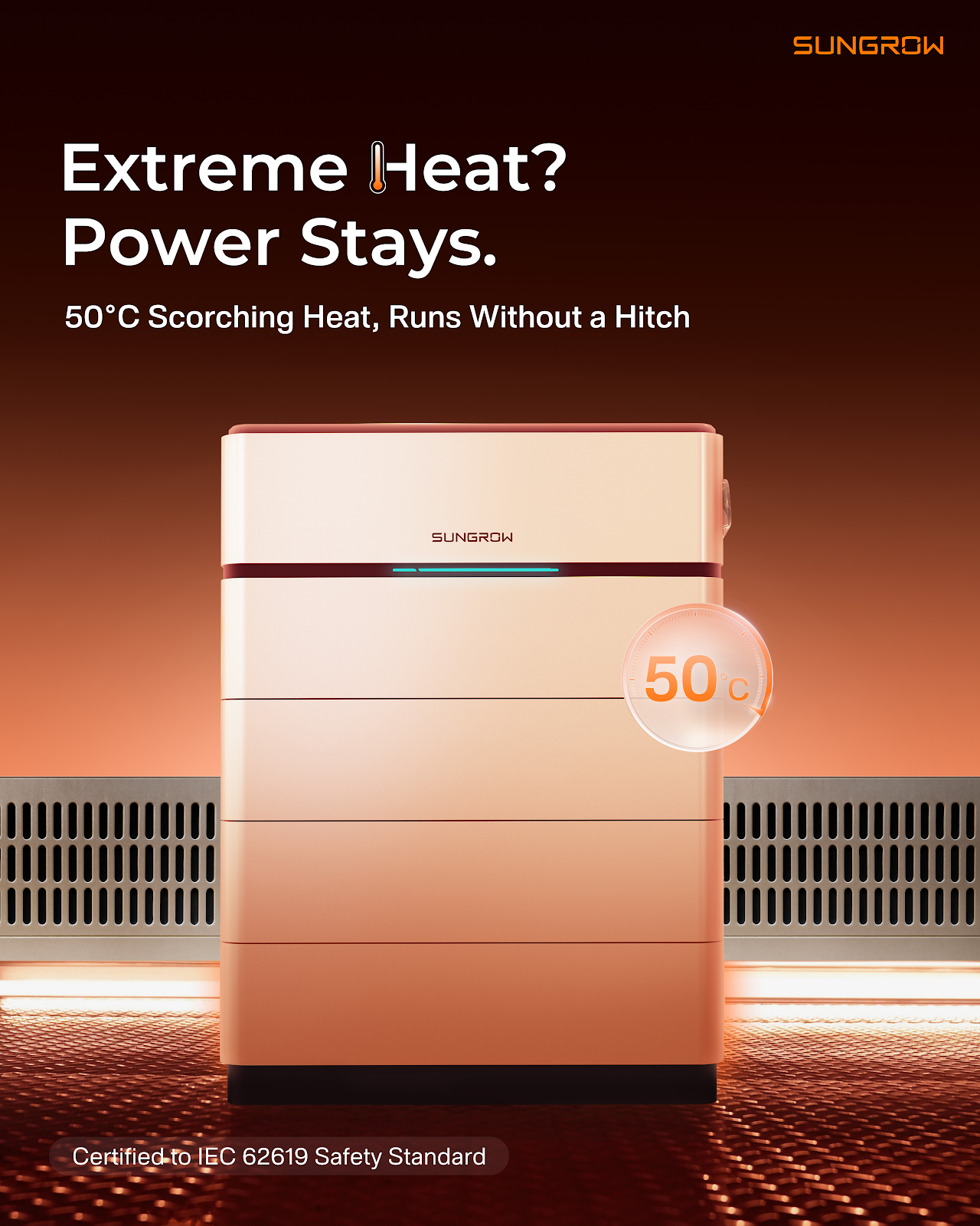 Sungrow Asia Pacific Facebook ad: Is your solar battery rated for the Australian…