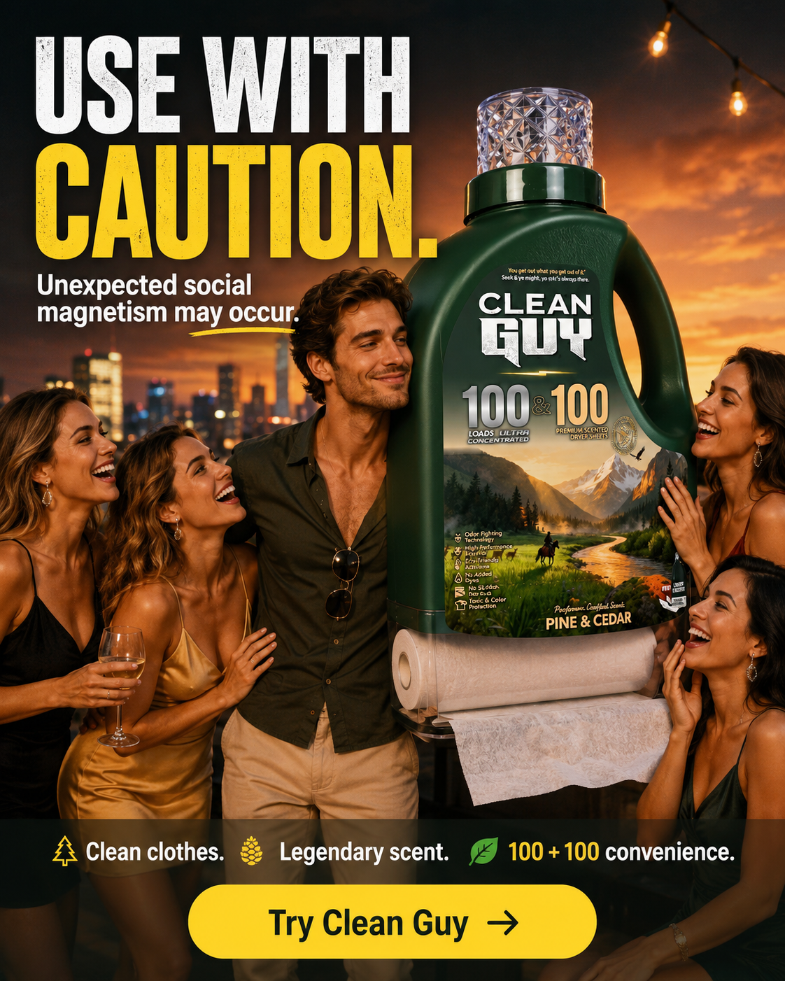 Clean Guy Facebook ad