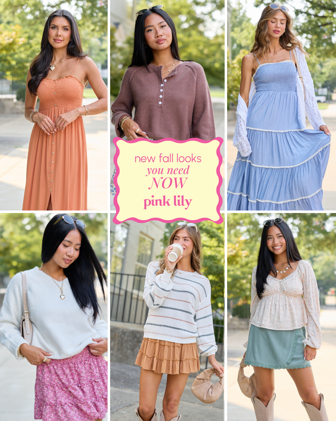 Pink Lily Facebook ad: Shop Fall Favorites