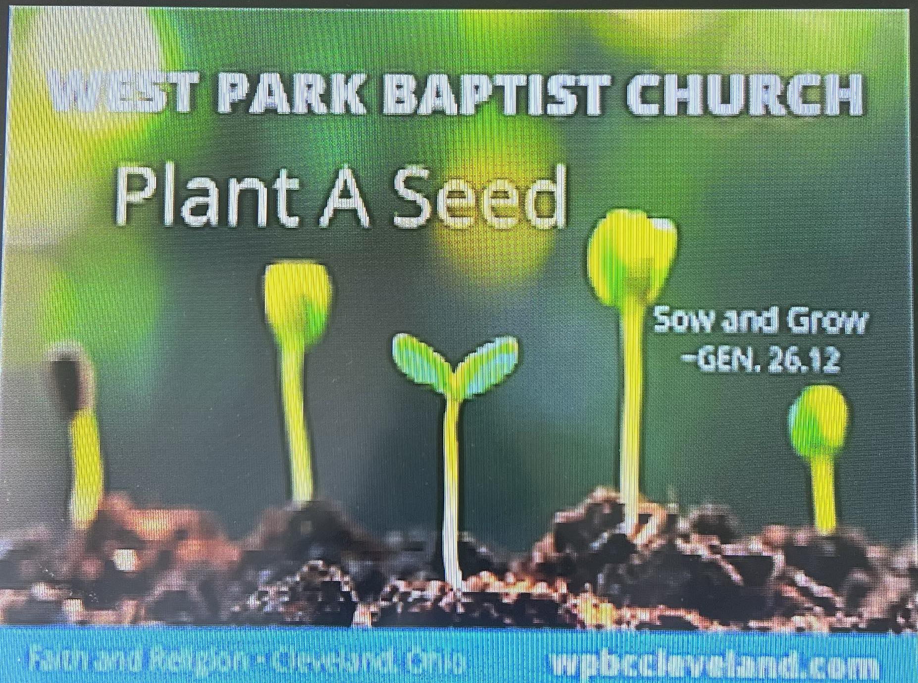 West Park Baptist Church Cleveland Facebook ad: NEW BELIEVER’S AFFIRMATION CARD