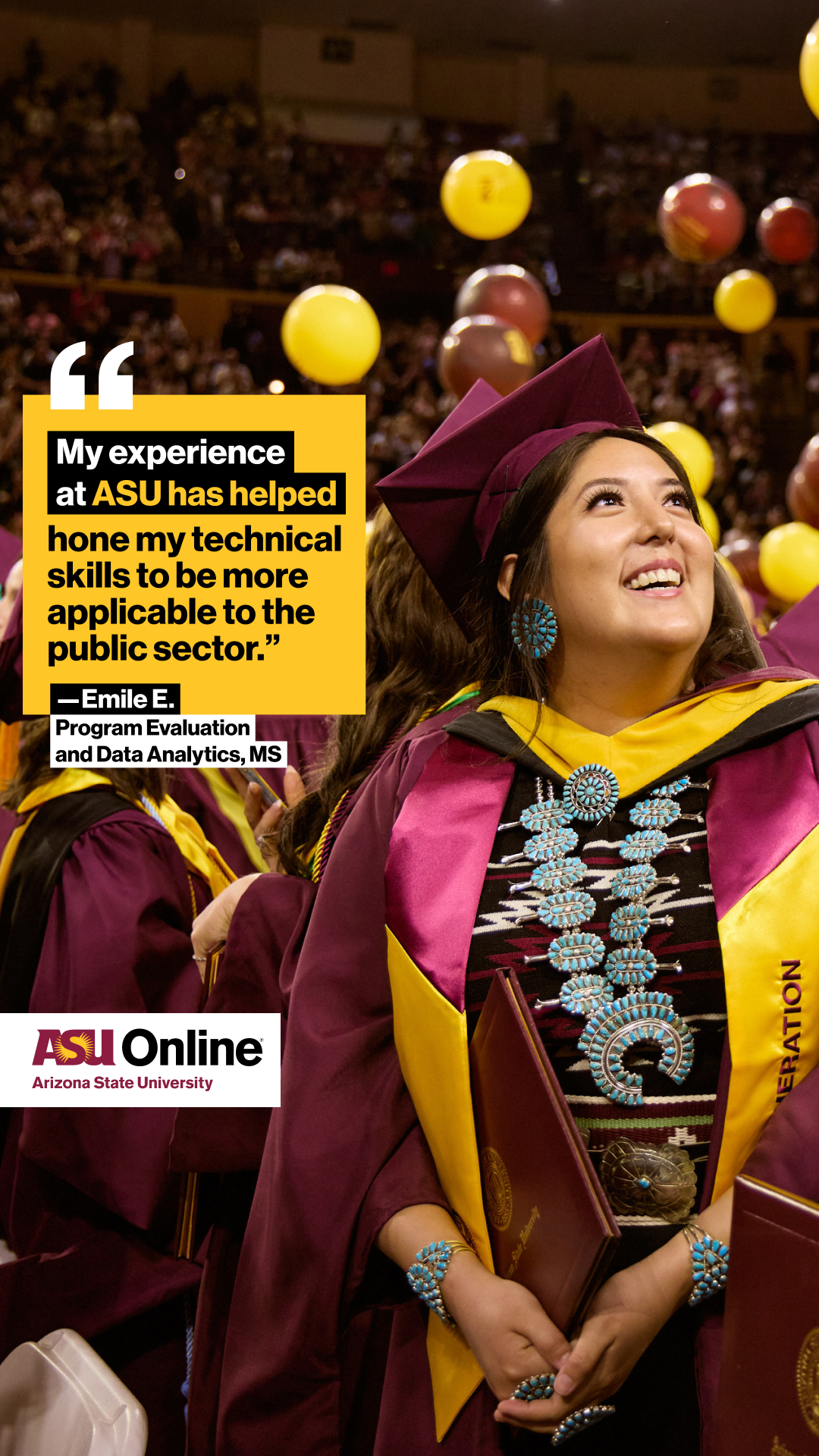 ASU Online Facebook ad