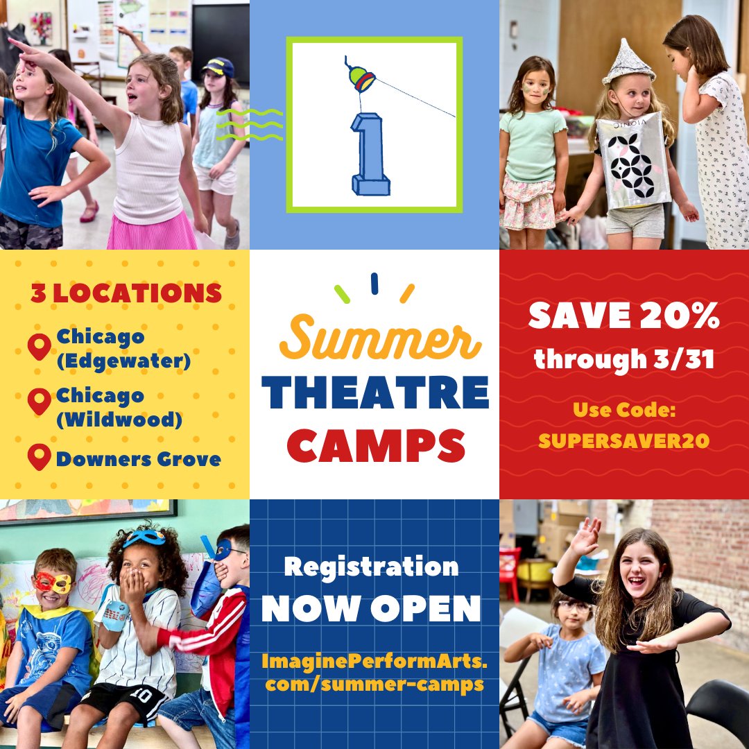 Imagine Performing Arts Facebook ad: Summer Camps | Imagine Performing Arts