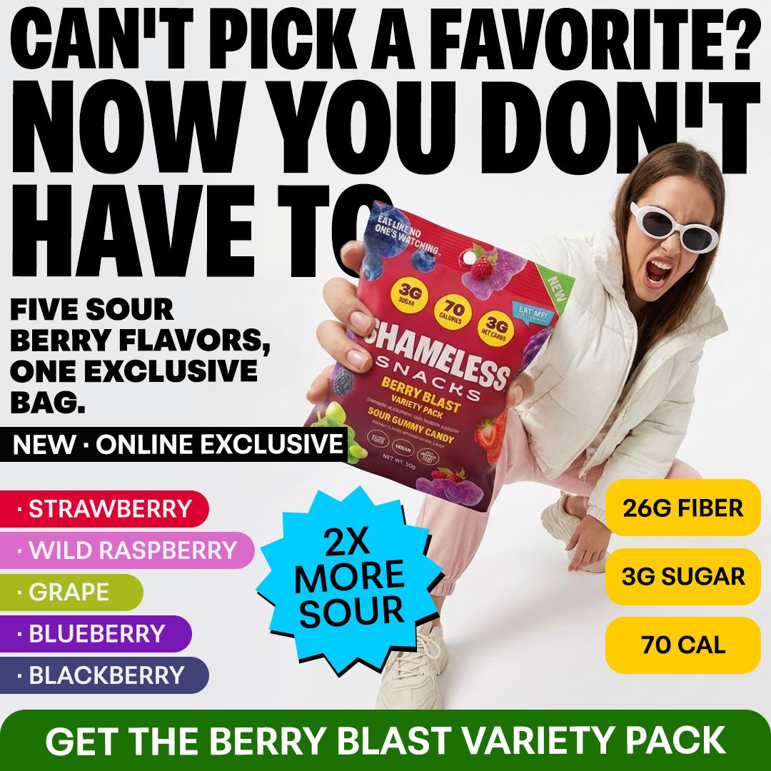 Shameless Snacks Facebook ad