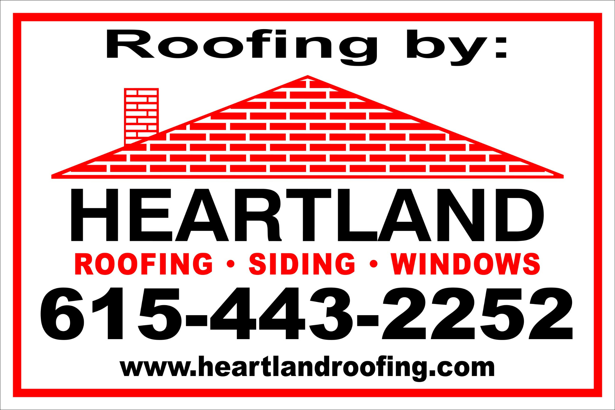 Heartland Roofing Siding Windows Facebook ad: Serving Middle Tennessee since 1991