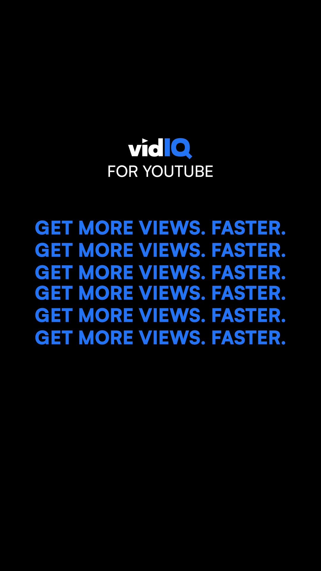 vidIQ Facebook ad: Get More Watch Time
