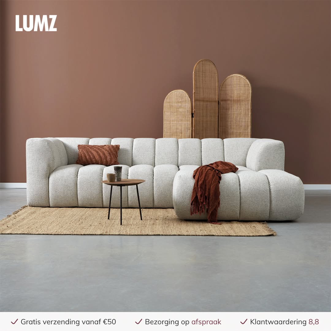 LUMZ Facebook ad: Héél veel banken direct uit voorraad!