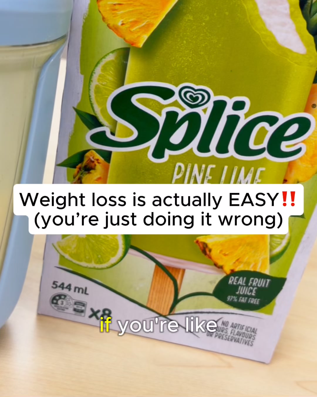 The Collagen Co. Facebook ad: NEW Splice Pine Lime Glow Shake