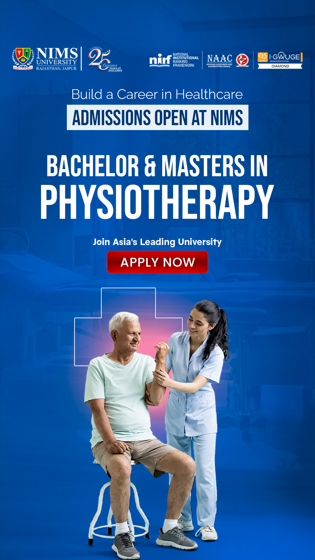 NIMS University Facebook ad from Feb 24, 2026