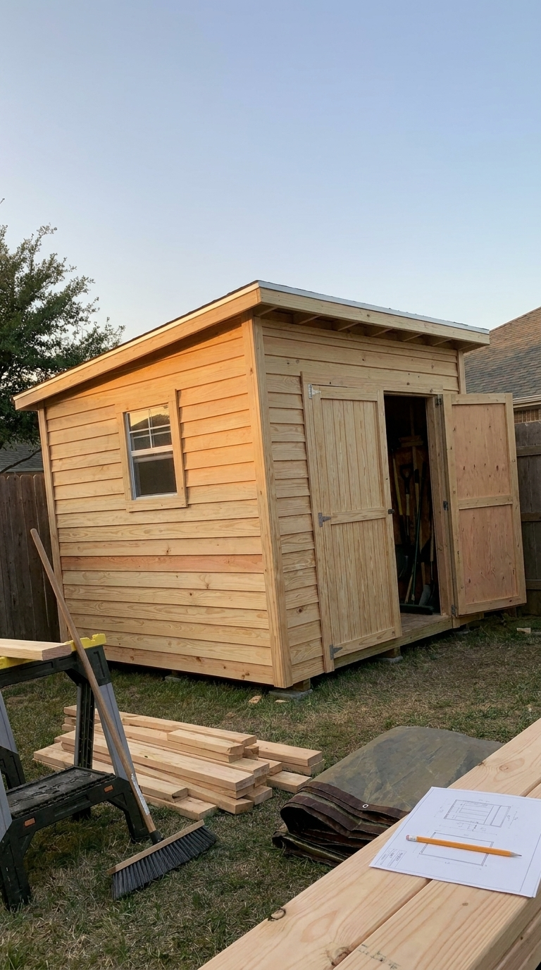 Master Crafts DIY Facebook ad: Build Your Own Shed, Without the Guesswork