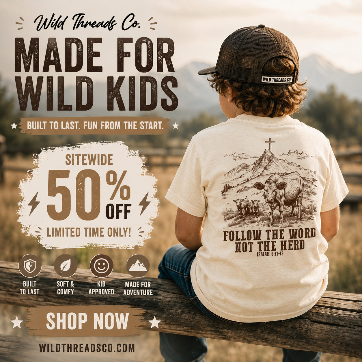 Wild Threads Co Facebook ad