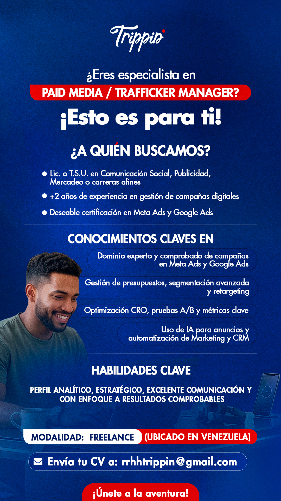 Trippin Venezuela Facebook ad