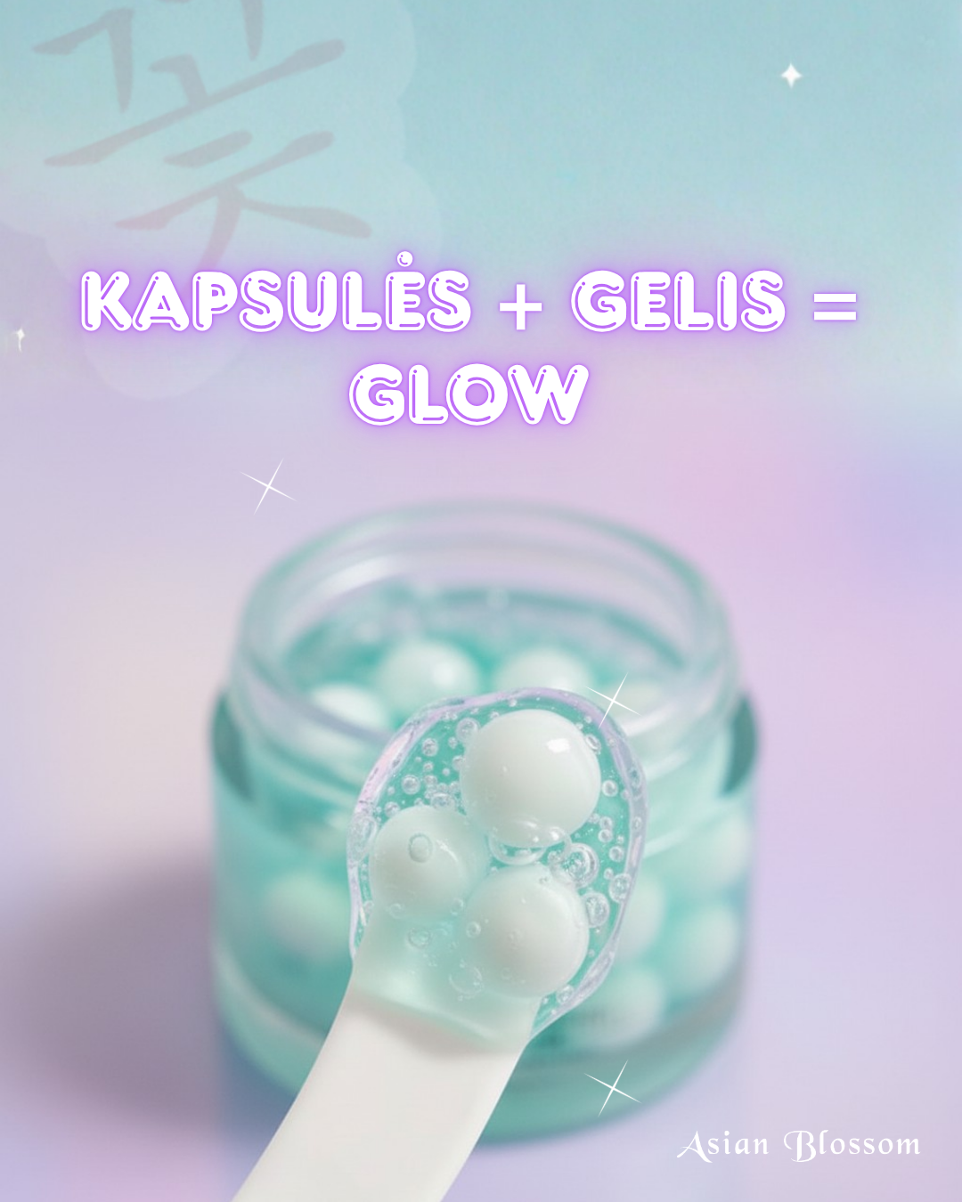 Asian Blossom korėjietiška kosmetika Facebook ad