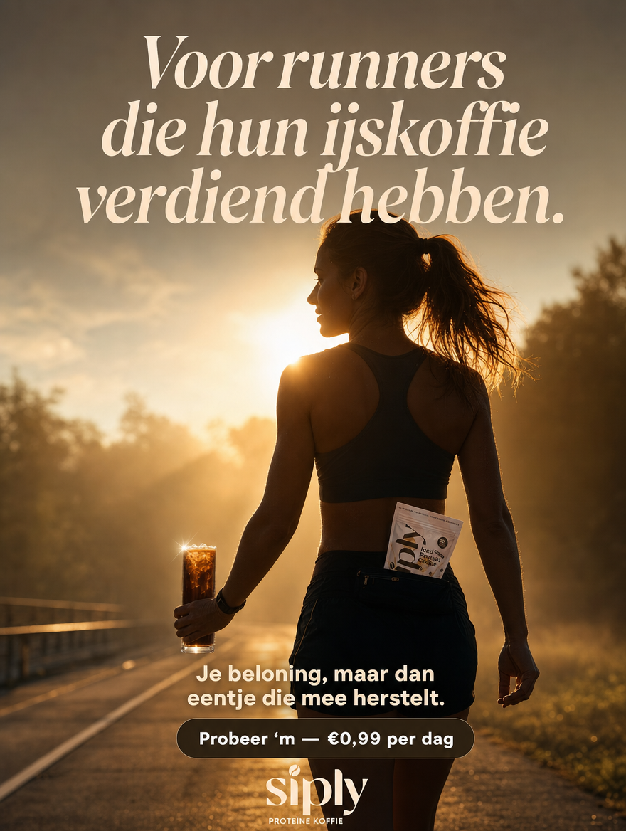 Siply Coffee Facebook ad: Krijg 15% extra korting met SIPLY15OFF