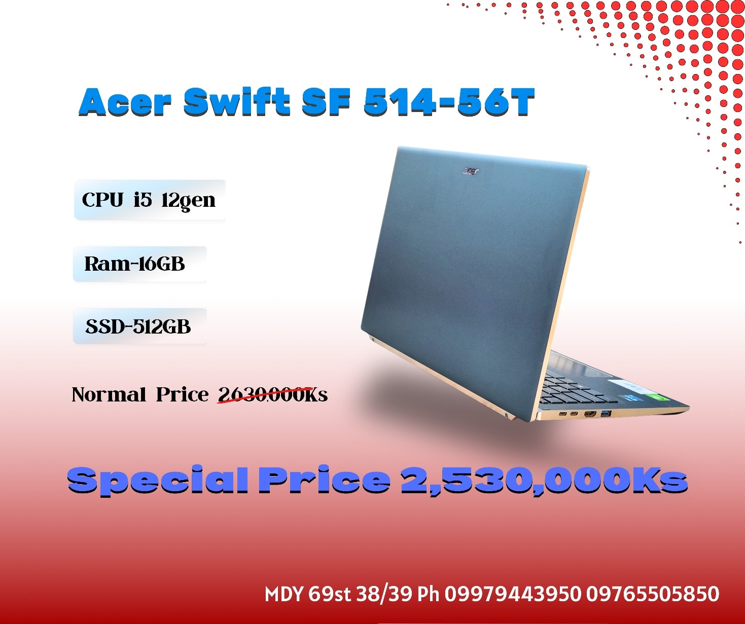 ABC Mobile & Computer Facebook ad: ABCရဲ့ချစ်ရတဲ့CustomerCustomer များအတွက်