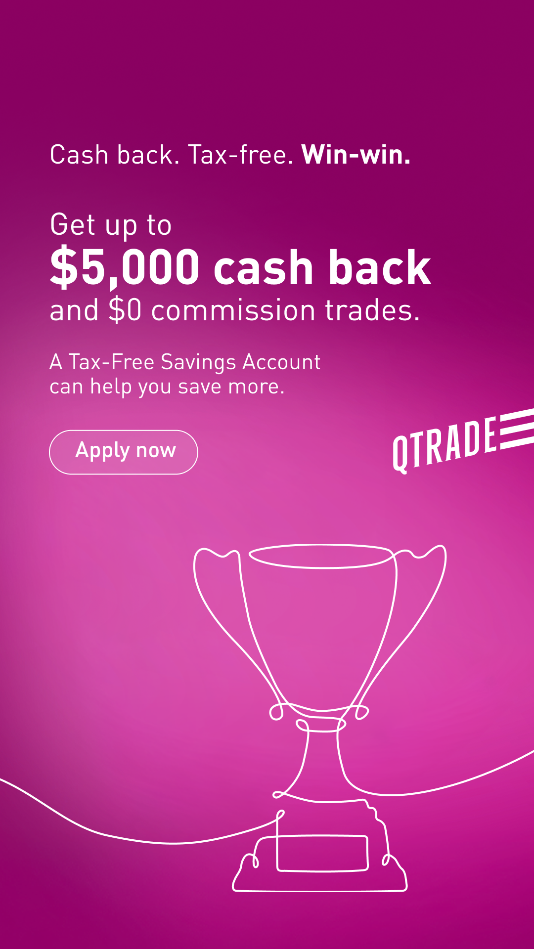 Qtrade Facebook ad from Jan 6, 2026