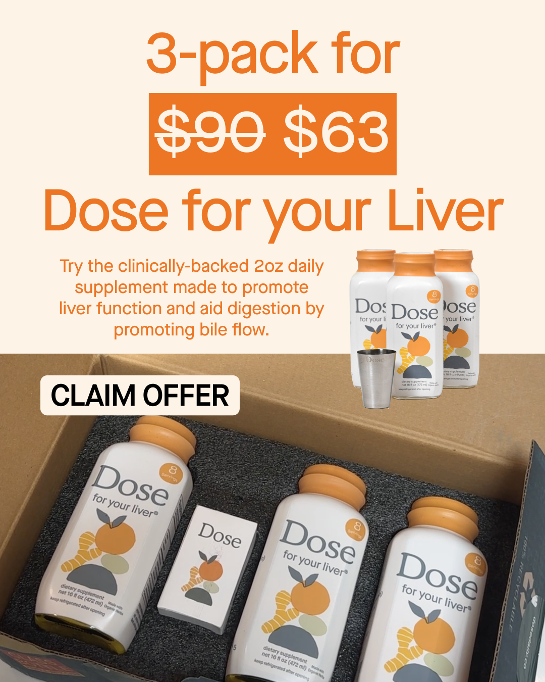 Dose Facebook ad