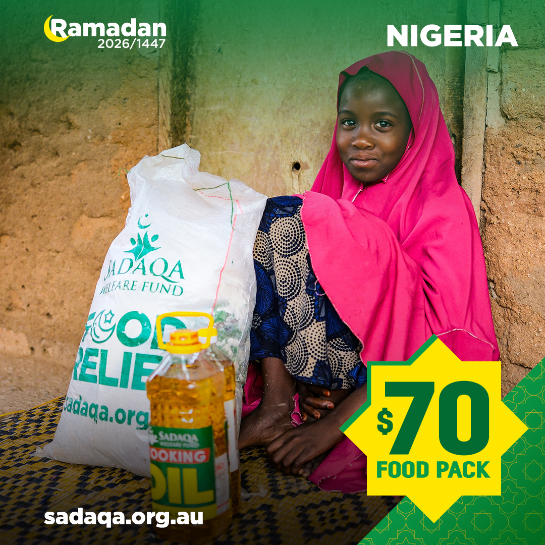 Sadaqa Welfare Fund Facebook ad: $70 Ramadan Food Pack
