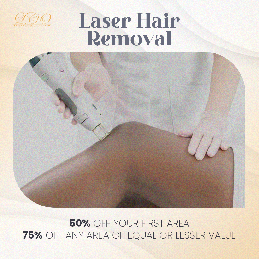 Laser Center of Orlando Facebook ad: Book Now