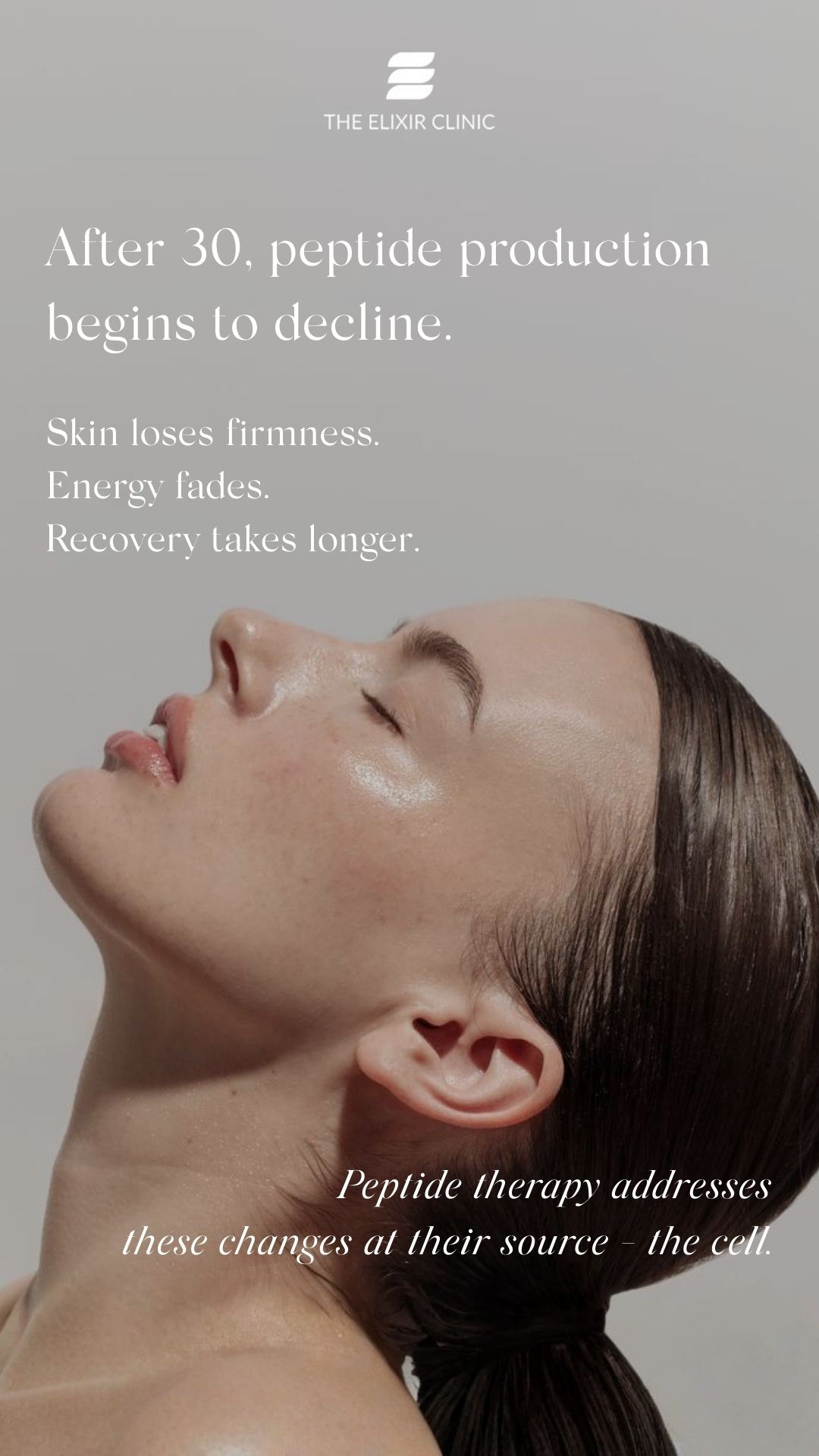 The Elixir Clinic Facebook ad