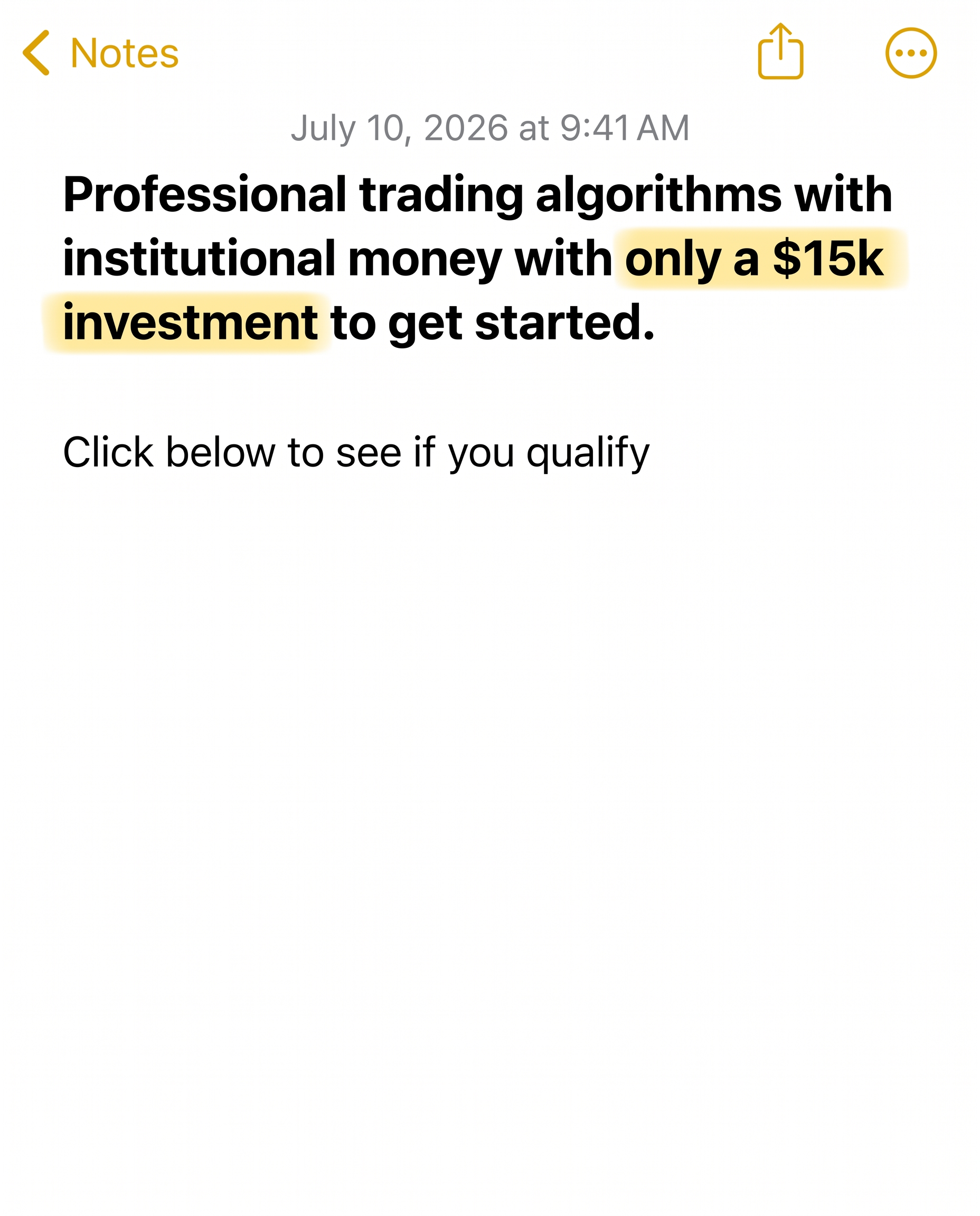 Progress Overcome Win Facebook ad: Done For You Trading With Funded Capital