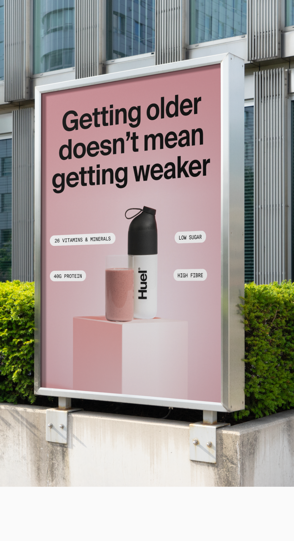 Huel Facebook ad