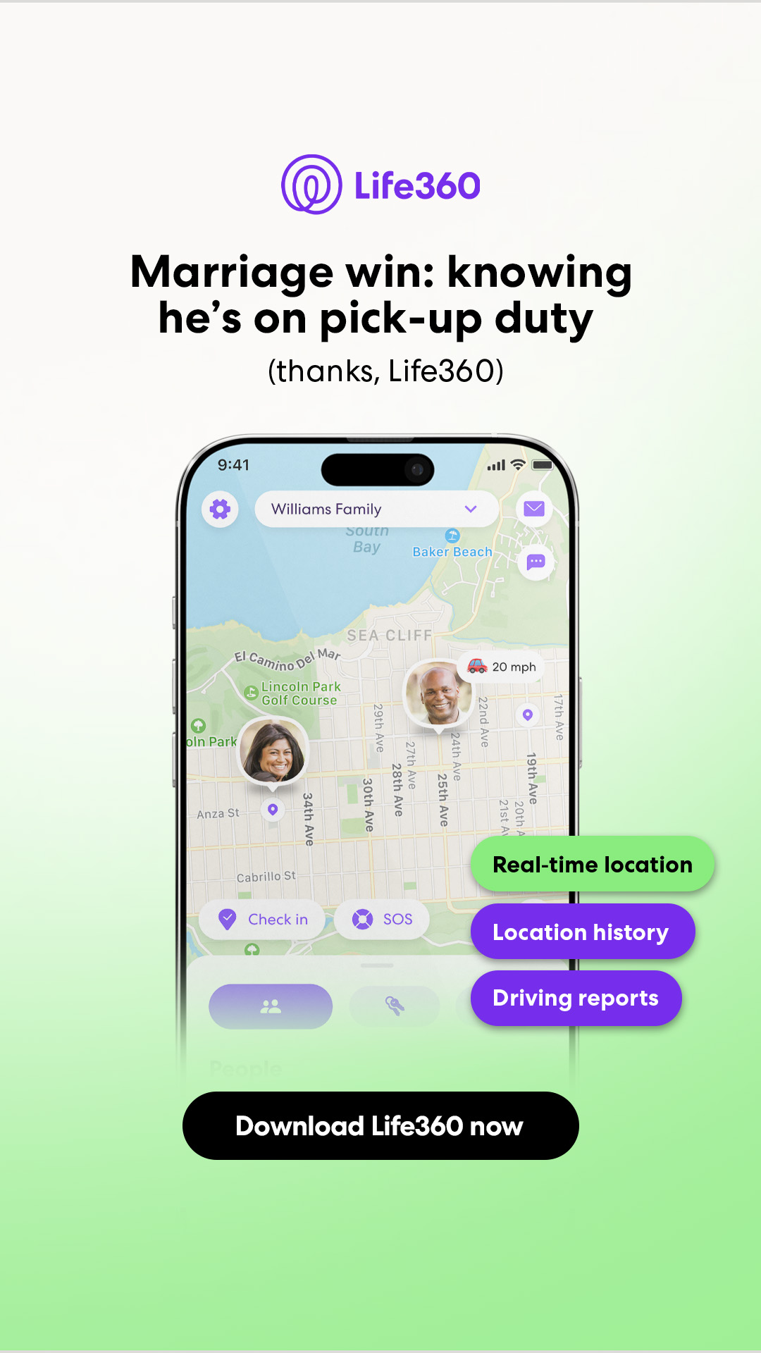Life360 Facebook ad