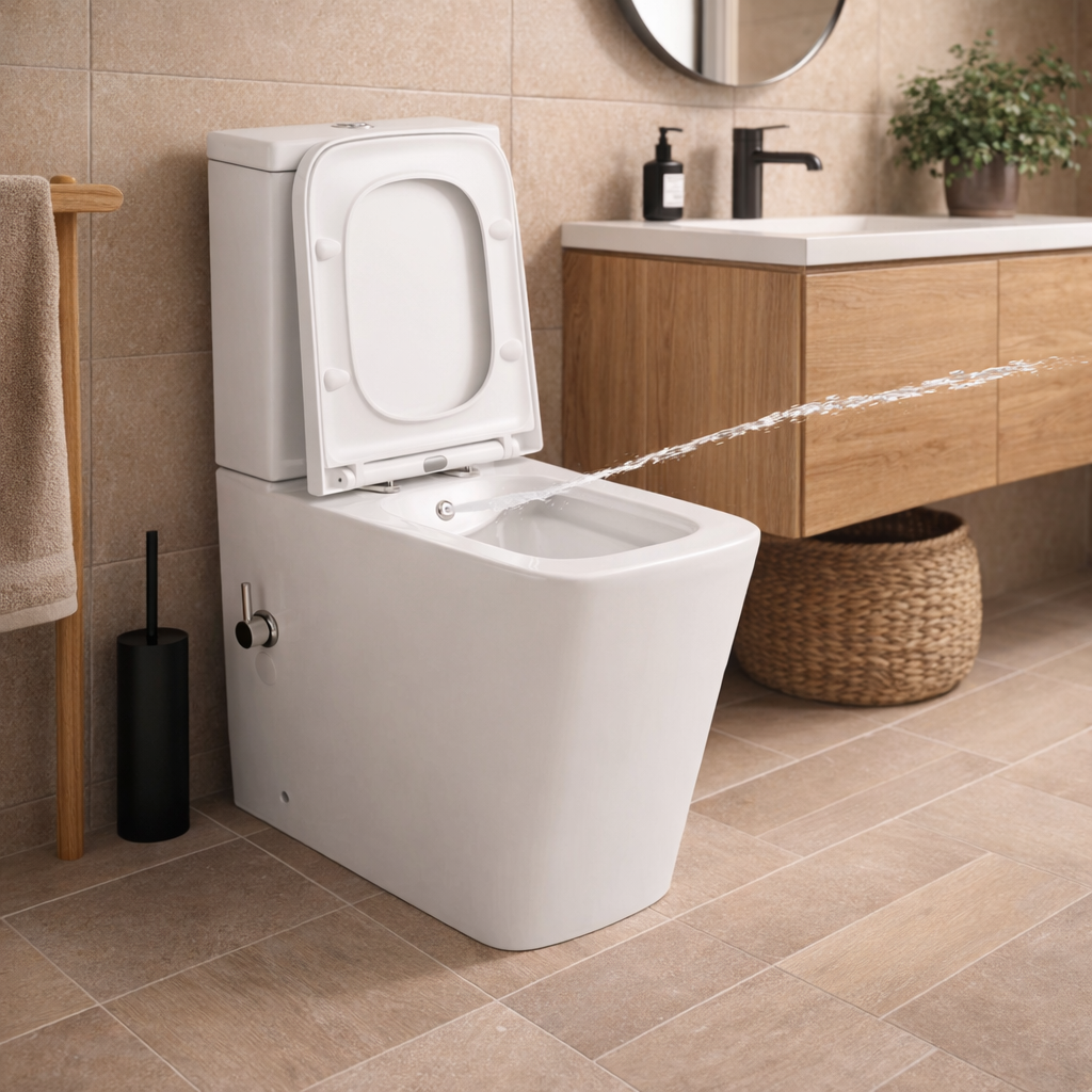 PureFlow Bathrooms Facebook ad from May 18, 2026