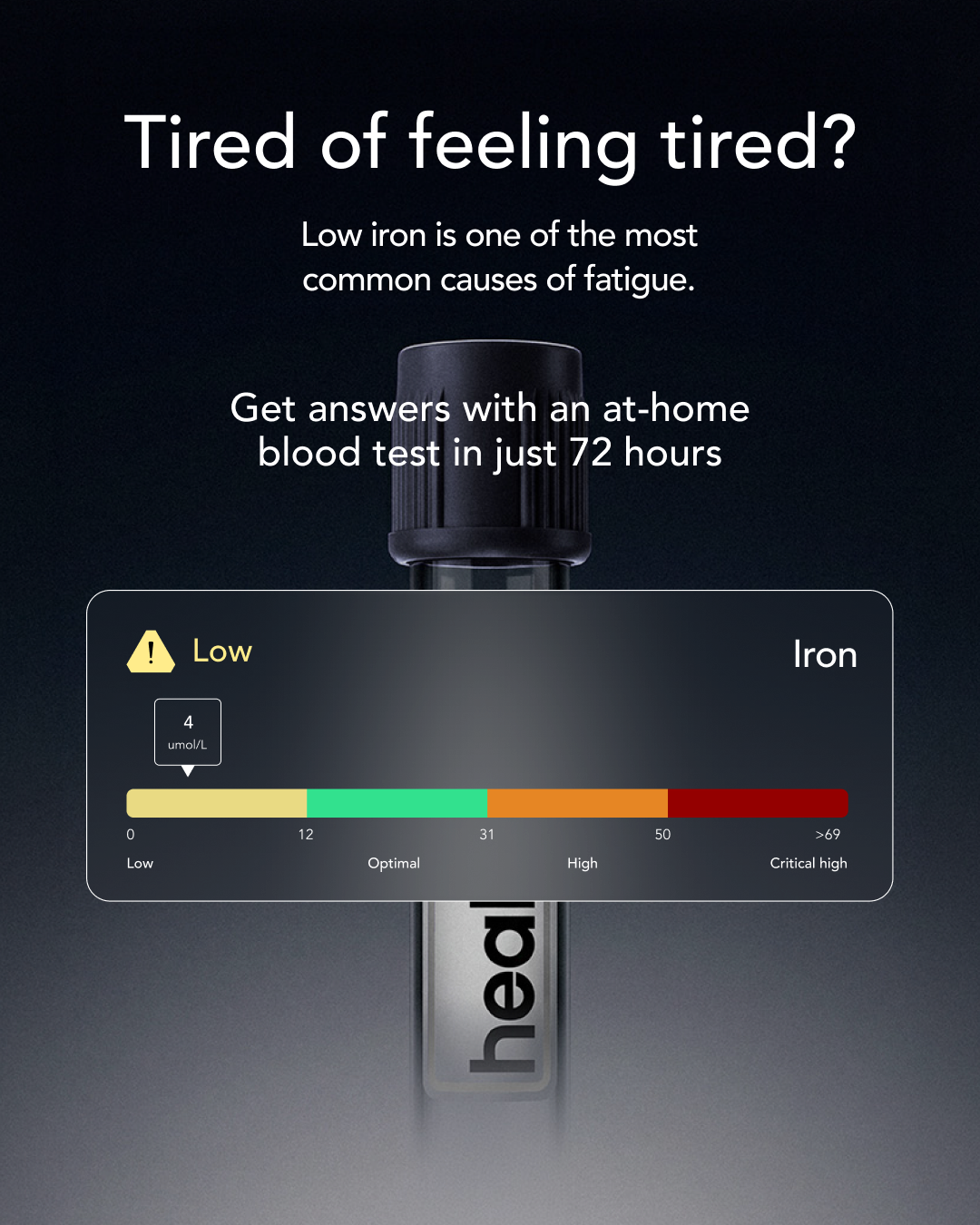 Healf. Facebook ad