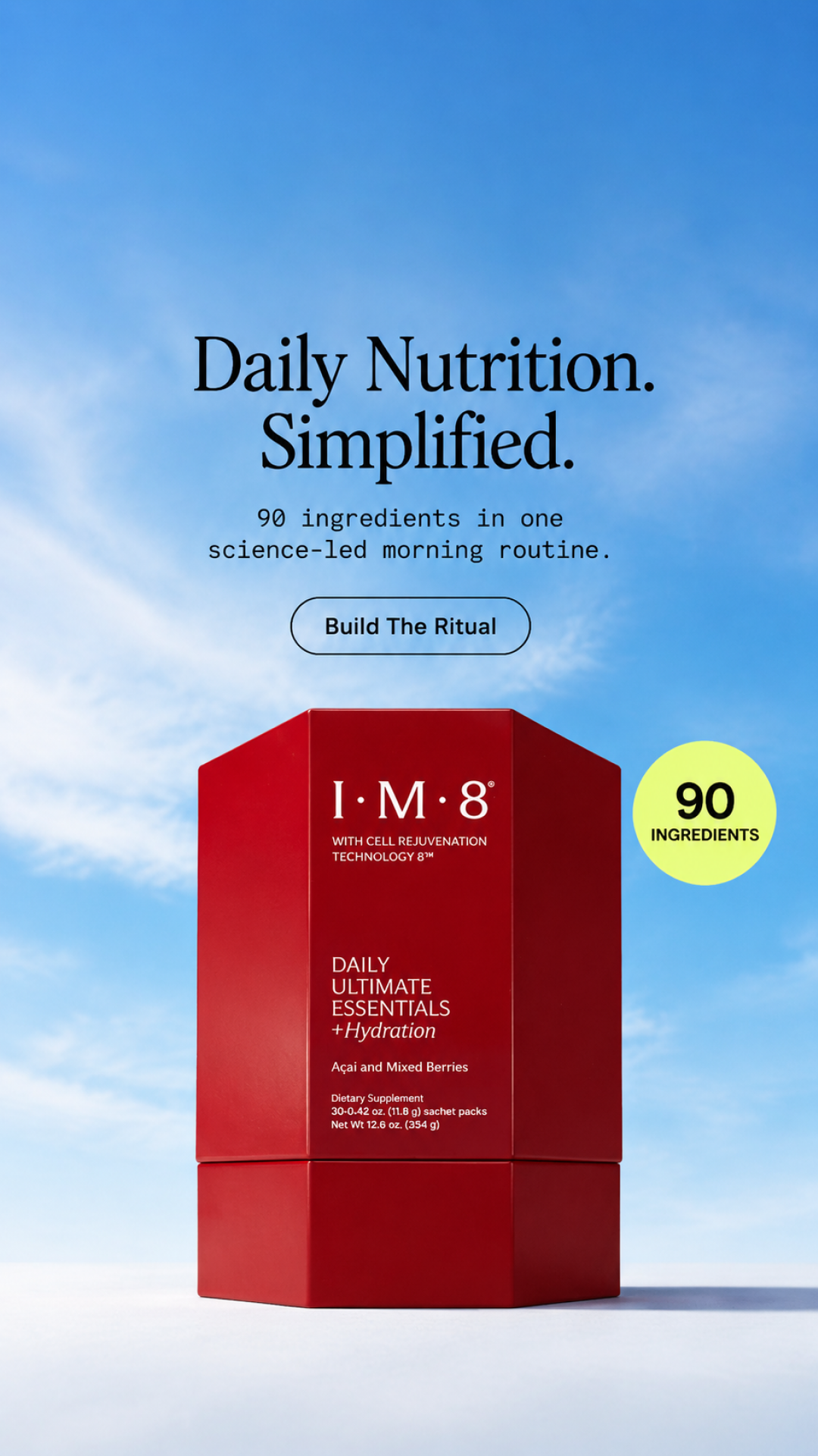 IM8 Health Facebook ad