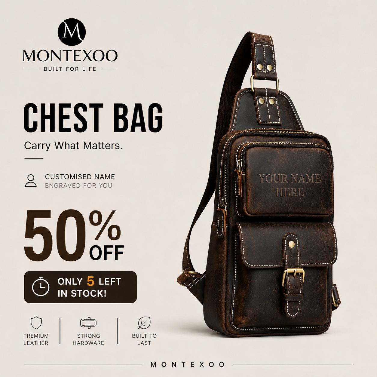 Montexoo India Facebook ad: Only 5 Left in Stock, Order Before They're Gone!