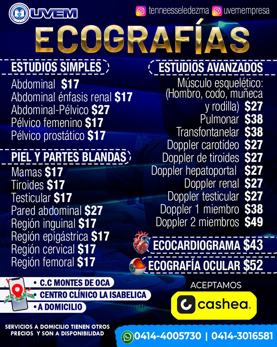 Uvem empresa Facebook ad: ¿Necesitas una ecografía?