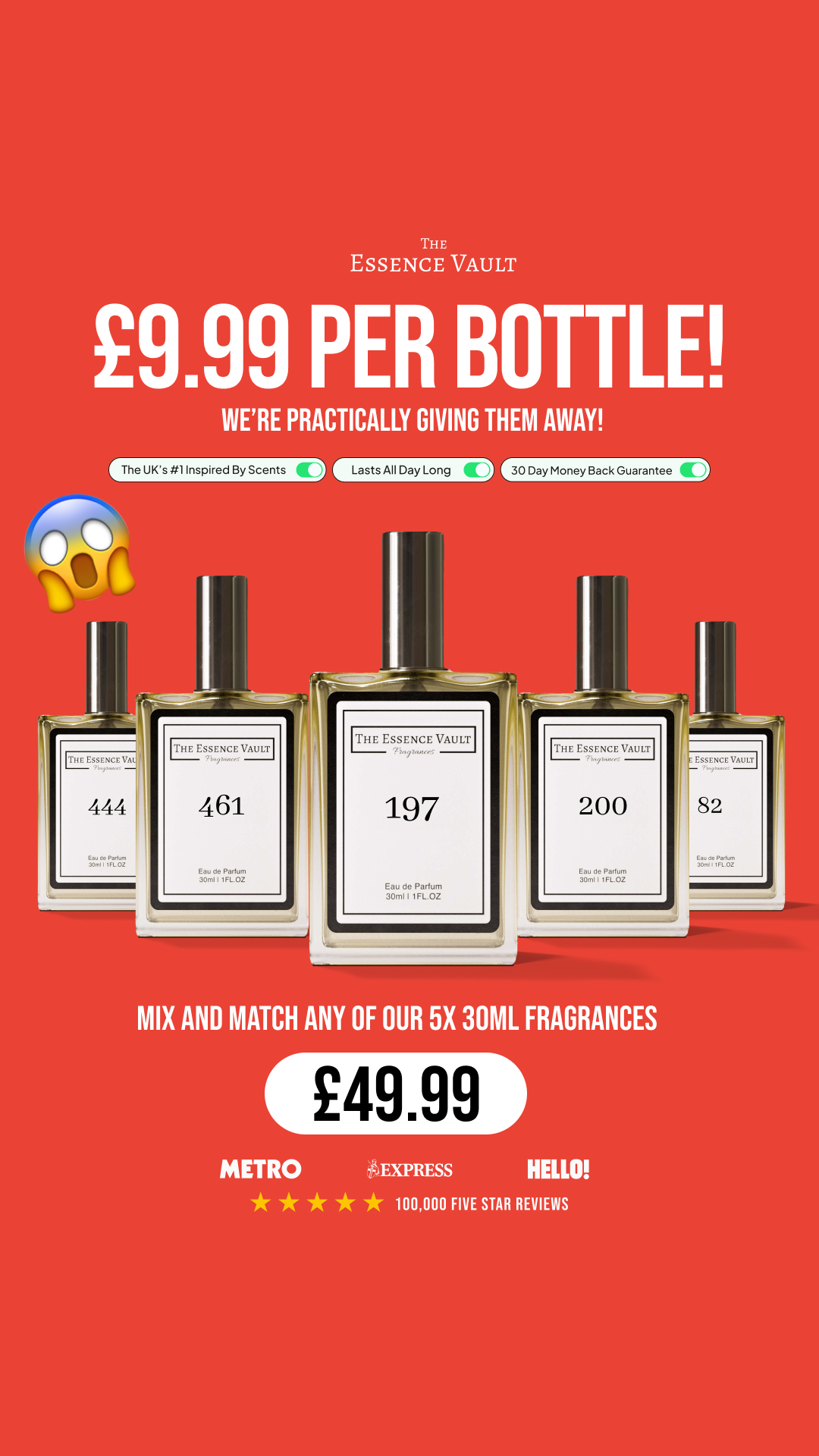 The Essence Vault Facebook ad
