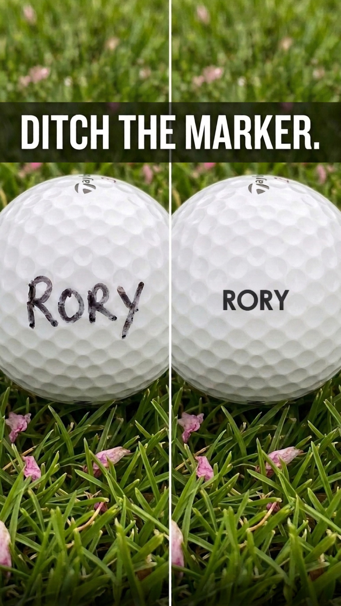 Golfballs.com Facebook ad