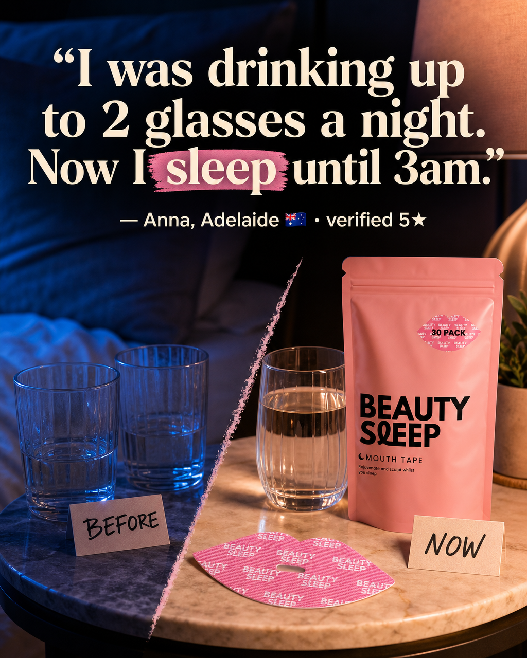 Beauty Sleep Facebook ad
