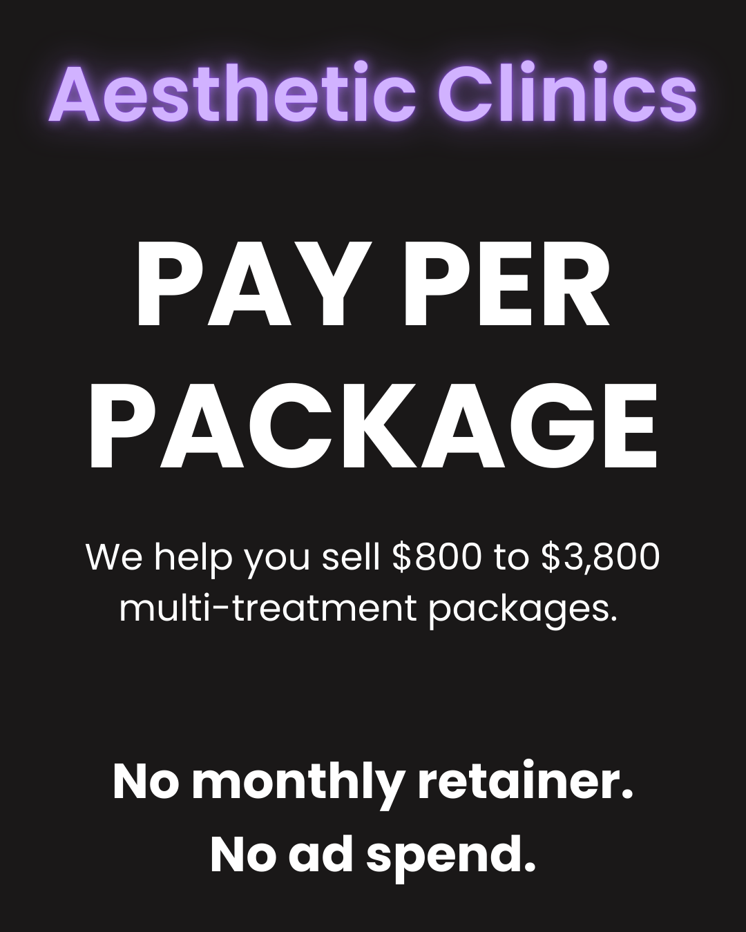 𝗢𝗔𝗦𝗜𝗦 Facebook ad: Pay-per-package (no hidden fees)
