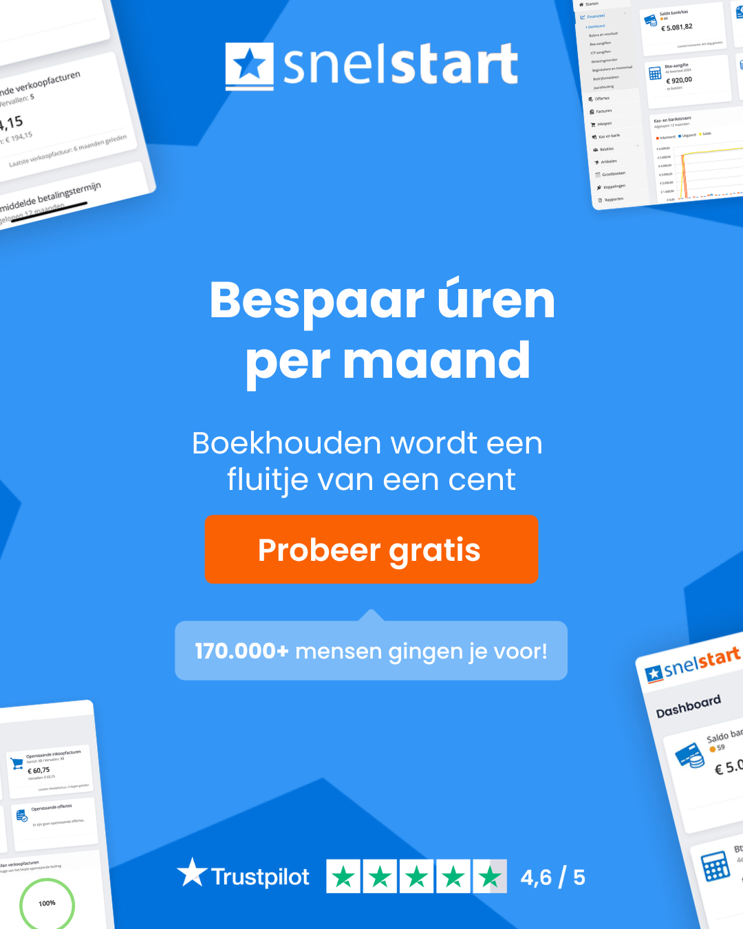 SnelStart Facebook ad