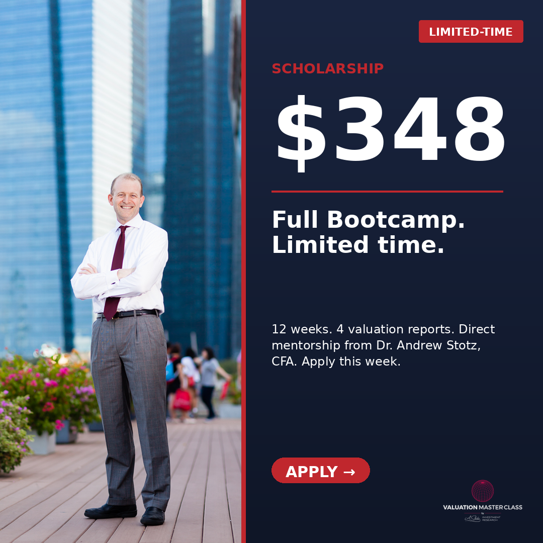 Andrew Stotz Facebook ad: Full Bootcamp for US$348 (limited time)