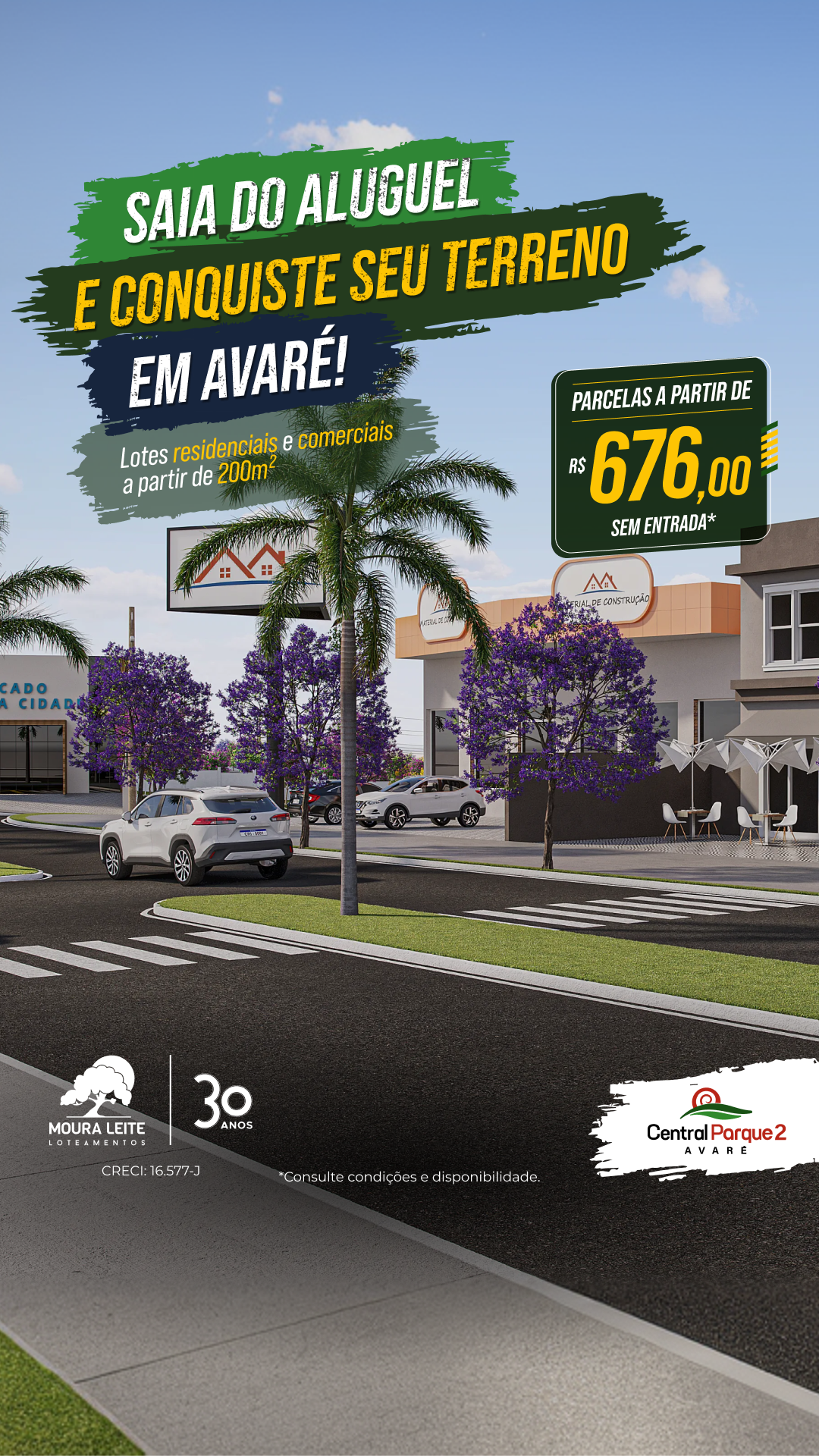 Moura Leite Loteamentos Facebook ad from May 15, 2026