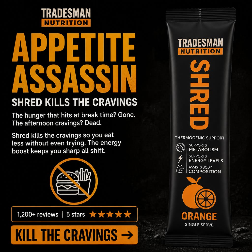 Tradesman Nutrition Facebook ad